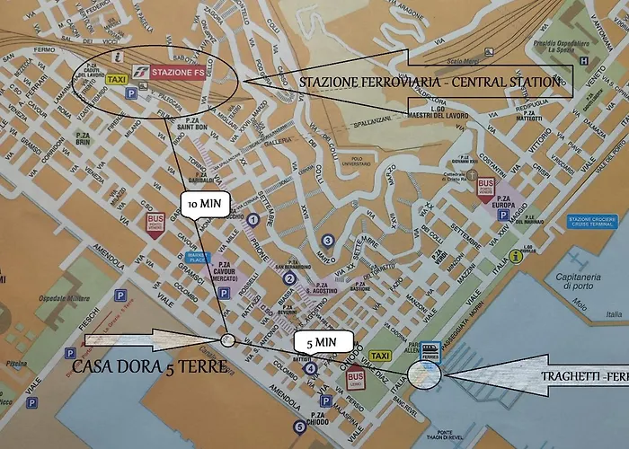 Casa Dora 5 Terre Close To Trains And Ferries With Ac - Wi-fi La Spezia