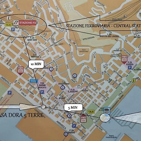 Casa Dora 5 Terre Close To Trains And Ferries With Ac - Wi-fi 라스페치아